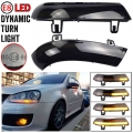 2pcs For Vw Golf 5 Gti V Mk5 Jetta Passat B5.5 B6 Sharan Superb Eos Dynamic Led Turn Signal Light Side Wing Mirror Indicator - S