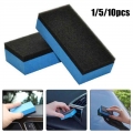 1/5/10/Pcs Car Ceramic Coating Sponge Automobiles Glass Nano Wax Coat Applicator Pads Sponges for auto waxing polishing|Sponges,