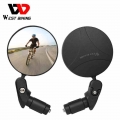 WEST BIKING 360 Rotate Bicycle Rearview Mirror Safety Cycing Rear View Mirror Bike Accessories For MTB Bike Handlebar Mirrors|Bi