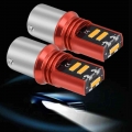 2pcs New 1156 P21w 7506 Ba15s 1157 P21/5w Bay15d Super Bright Csp Led Bulbs Car Brake Light Turn Signal Auto Backup Reverse Lamp