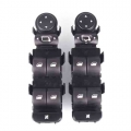 Electric Window Master Mirror Switch Panel 9 Pins For Citroen C4 2004 2005 2006 2007 2008 2009 2010