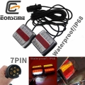 Eonstime Set 12V 10 LED Trailer Light Kit tail light Trailer Lights License Plate Light Lamp 10m waterproof IP68|Tr