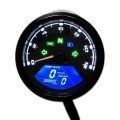 Universal Digital Motorcycle LCD Screen Speedometer Odometer Techometer Gauge Dual Speed|Instruments| - Ebikpro.com