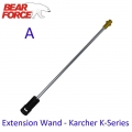 High Pressure Washer Extension Lance Car Washer Gun Lance Extension Wand Spear Tube M22 & 1/4" Quick Connection for Kar