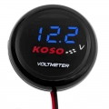 Koso Motorcycle Voltage Meter Digital Led Dc6.0-19.9v Mini Voltmeter Gauge For Yamaha Xmax Nmax Y15 Zr - Instruments - Officemat