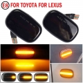 Led Dynamic Side Marker Turn Signal Lights For Toyota Celica T20 23 Corolla Caldina Avensis Starlet Prius Fielder Verso Runx MR2