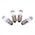 5pcs E10 Led Bulb E10 Dc 3v 4.5v Instrument Bulb E10 Indicator Bulb Old Fashioned Flashlight Bulb 0.2w - Signal Lamp - Officemat