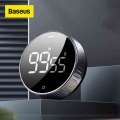 Baseus Led Magnetic Digital Timer For Kitchen Cooking Countdown Alarm Clock Electronic Cooking Countdown Timer - Clocks - Office