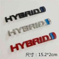 1x 3d Hybrid Car Logo Stickers Refitting Metal Emblem Badge Decal Auto Accessories For Toyota Prius Camry Crown Auris Rav4