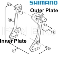 Shimano Rear Derailleur Cage Inner/Outer Plate 6800 6870 R8000 XT M781 M786 M675 M8000 M9000 SGS GS Rear Derailleur Guide Plate|