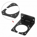 Black Metal Mounting Bracket Holder for 7 Pin Caravan Towing Trailer Connector Plug Socket Constructed from high strength metal|