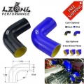 Black / Blue 2.0" 51mm / 2.5'' 63mm / 3'' 76mm 45/90 Degree Elbow Silicone Hose Pipe Turbo In