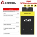 Original Ucandas Diagnostic Tool Vdm Ii Wifi & Bluetooth-compatible Scanner Vdm2 V5.2 Support Multi-language And Android Sys