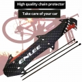 2PCS Bicycle Frame Chain Chainstay Plastic Protector Guard Pad MTB Road Bike Chain Protection Guard Cover Bicycle Riding Parts|P