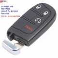 Keyecu Smart Remote Key 3+1 Button 433MHz ID46 Chip Fob for Dodge Challenger Journey 2014 2015 2016 2017 2018 FCC: M3N 40821302|