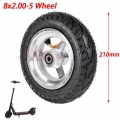 8x2.00 5 Tubeless Tire Wheel Tyre 8X2.00 5 wheel hub For Kugoo S1 S2 S3 C3 MINI Electric BIKE|pocket bike wheel|solid tire wheel