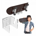 Skateboard Wall Hanger Wall Mount Sliding Plate Bracket Display Stand Longboard Supports Bracket Skateboard Wall Mount|Skate Boa