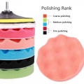 3/5 inch 7pcs/set Buffing Pad Car Sponge Polishing Pad Kit Abrasive Polisher Drill Adapter Waxing Compound Tools Accessory|Polis