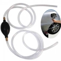 Car Fuel Gas Pump Primer Petrol Diesel Liquid Hand Pump Water Oil Transfer Pump Black|Oil Suction Pump| - ebikpro.com