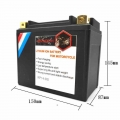 KEP14 BS Motorcycle Starter LiFePO4 Battery CCA 520A 12V 10Ah With BMS Scooter Lithium Battery Replace ETX14 BS YTX14 YTX14 BS|M