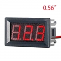 EAFC Digital Voltmeter DC 4.5V to 30V Digital Voltmeter Voltage Panel Meter Red For 6V 12V Electromobile Motorcycle Car|Volt Met