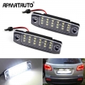 2pc For Kia Borrego 08-14 Mohave 08-09 Opirus 02-11 Amanti 07-10 Carens Fg Rp Sorento Xm Smd Led License Plate Lights Error Free