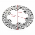 220mm Motorcycle Rear Brake Disc Disc Rotor For Yamaha TTR250 DT200 DT230 WR200 TTR DT WR|Brake Disks| - Ebikpro.com