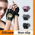 Fitness Half Finger Gloves Men Women Sports Cycling Gloves Non slip Breathable Training Gym Dumbbell Butterfly Mesh Gloves|Cycl