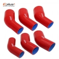 EPLUS Universal Silicone Tubing Hose Connector Intercooler Turbo Intake Pipe Coupler Hose 45 Degrees Multiple Sizes Red|Hoses &a