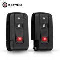 Keyyou Remote Key Shell Case Fob Toyota Prius 2004 2005 2006 2007 2008 2009 Corolla Verso Camry With / No Blade 2+1 3 Buttons -