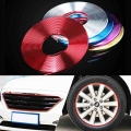 8m/ Roll Rimblades Car Vehicle Color Wheel Rims Protectors Decor Strip Tire Guard Line Rubber Moulding Trim - Styl