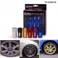 D1 Jdm Light Weight Aluminum Wheel Racing Lug Nuts M12*1.5/M12*1.25 20pcs/set (Blue/Red/Black/Gold/Silver/Purple) TK 210NUT|raci