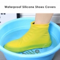 2pcs 1 Pair Reusable Silicone Shoes Protectors Waterproof Shoe Cover Slip resistant Rubber Rain Boot Overshoes for Outdoor| |