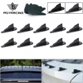 Universal Evo-style Abs Roof Shark Fins Spoiler Wing Kit Vortex Generator 10pc Pqy-sfb08 - Spoilers & Wings - ebikpro.c