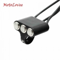 Motorcycle Switches 22mm Handlebar Mount Switch Headlight Hazard Brake Fog Light ON OFF Aluminum Alloy With Indicator Light|Moto