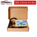 Super OBDII OBD2 Breakout Box Car OBD 2 Break Out Box Car Protocol Detector Auto Can Test Box Automotive Connector Car detector|