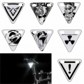 Bicycle Reflective Stickers Triangle Magnetic Warning Reflector Road MTB Night Riding Decor Sticker Cycling Accessories|Bicycle