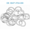 10PCS 18x26x2 mm 90471 PX4 000 Aluminum Transmission Oil Drain Plug Washers for Honda for Acura Replacement Auto Part|Oil Pan Ga