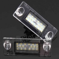 1 Pair LED License Plate Lights For Audi A4 B5 96 01 S5 B5 S3/Sportback 97 03 A4/S4 Avant Number Plate Lamp 8D9943021|Signal Lam