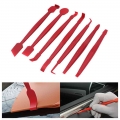 7pcs/set Car Vinyl Wrap Film Squeegee Scraper Tools Edge closing Tool for Automobile Film Sticking Car Styling Auto Accessories|