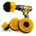 2/3.5/4/5'' Brush Attachment Set Power Scrubber Brush Car Polisher Bathroom Cleaning Kit With Extender Kitchen Cleaning