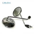 Lmodri Motorcycle Back View Mirror Electric Bicycle Rearview Mirrors Moped Side Mirror 8mm Round - Side Mirrors & Accessorie