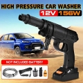 Wireless High Pressure Washer Spray Washer Water Gun Cleaner Portable Car Wash Pressure Water Nozzle Cleaning Machine Kit - Car