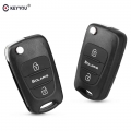 KEYYOU 3 Button Replacement Car Flip Folding Key Shell Blank Remote Fob Shell For Hyundai Solaris|Car Key| - ebikpro.com