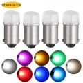 4pcs 6v 6.3v 12v Dc H6w T11 T4w Ba9s 44 47 Led Bulb Flashlight Pinball Machine Game Car Light Warm White Amber Pink Waterproof -