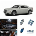 11pcs Car Interior Light Canbus Error Free White Kits Lights Lamp Map Dome License Plate Bulb For Chrysler 300 300c 2005-2010 -