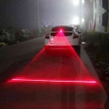 1pc Car Auto Led Laser Fog Light Vehicle Anti-collision Taillight Brake Warning Lamp Car Parking Brake Light Tail Warning Bulb -