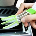 Auto Air Conditioning Outlet Cleaning Brush Dashboard Dust Brush Interior Cleaning Keyboard Blind Brush Car Accessories - Sponge