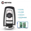 Keyyou 315/433/868mhz Car Smart Remote Control Key For Bmw 3 5 7 Series 2009-2016 Cas4 F System Keyless Go Fob Kr55wk49863 - Car
