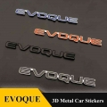 1pcs Quality metal Chrome Refitting EVOQUE Emblem Tail badge 3D car Sticker for Range Rover LRX EVOQUE Car Styling Accessories